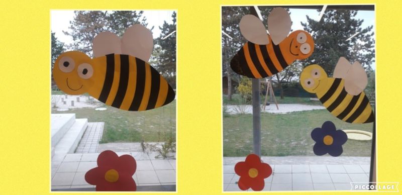 Zeichnen2 Bienencollage
