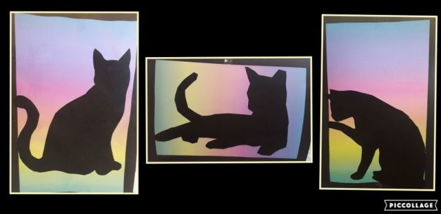 Zeichnen2 Katzencollage